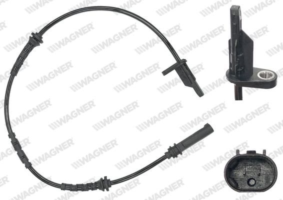 Czujnik, prędkość obrotowa koła WAGNER ABS00163