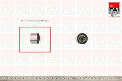 rolka kierunkowa / prowadząca, pasek rozrządu FAI AUTOPARTS T9281