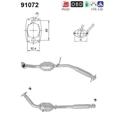 Katalizator AS 1419076J34H02