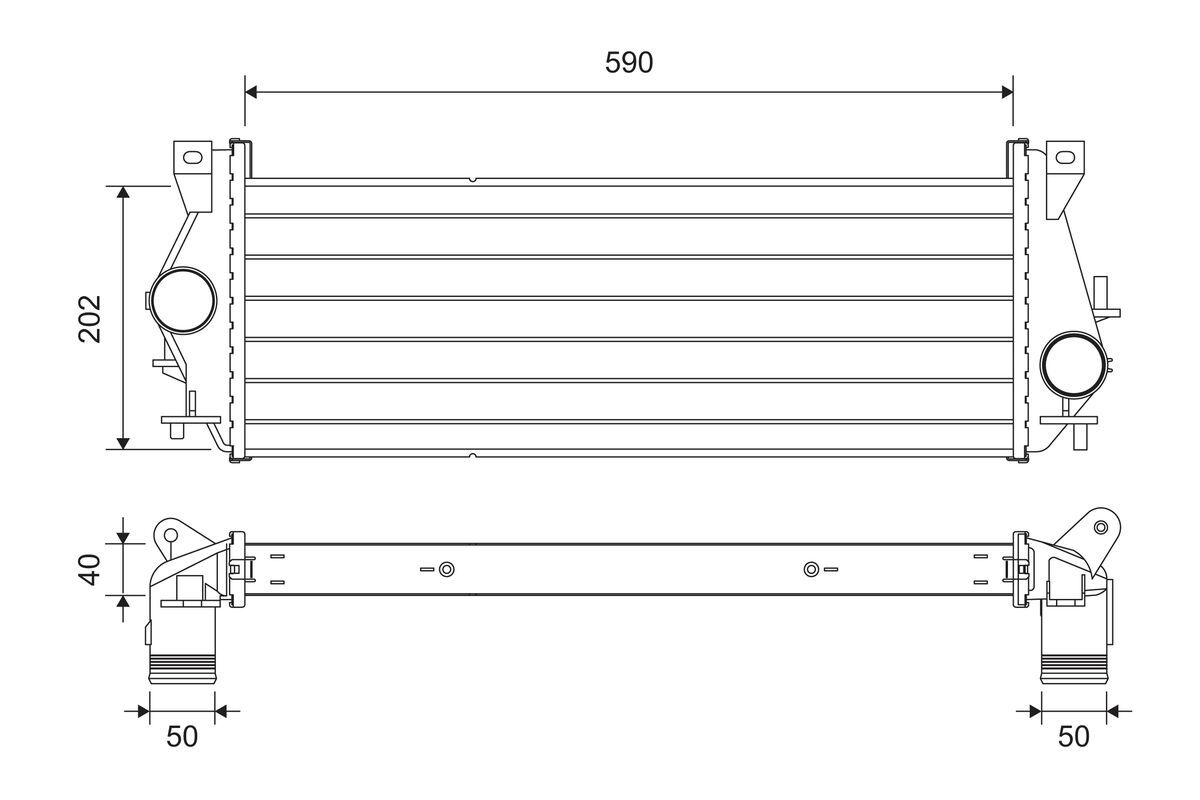 Kompressoriõhu radiaator