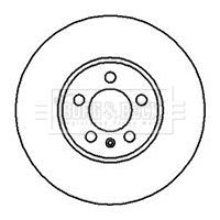 Tarcza hamulcowa BORG & BECK BBD5060
