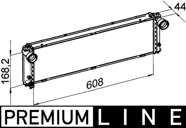 Chladič, chlazení motoru MAHLE CR 1394 000P