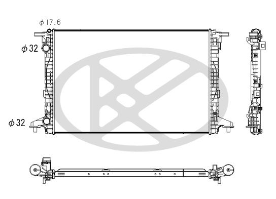 Radiator, racire motor KOYORAD PL443539