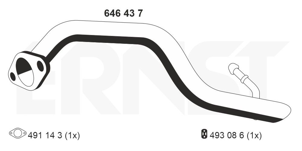 Racord evacuare ERNST 646437