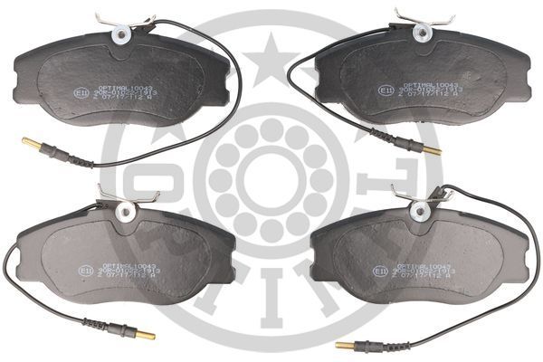 Zestaw klocków hamulcowych, hamulce tarczowe OPTIMAL BP-10043