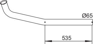 Rura wydechowa DINEX 64235