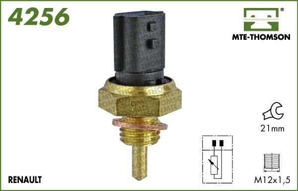 Czujnik, temperatura płynu chłodzącego MTE-THOMSON 4256