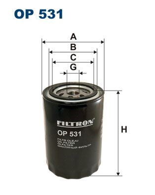 Olejový filtr FILTRON OP 531