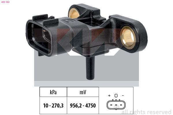 Czujnik ciśnienia powietrza, adaptacja wysokościowa KW 493 163