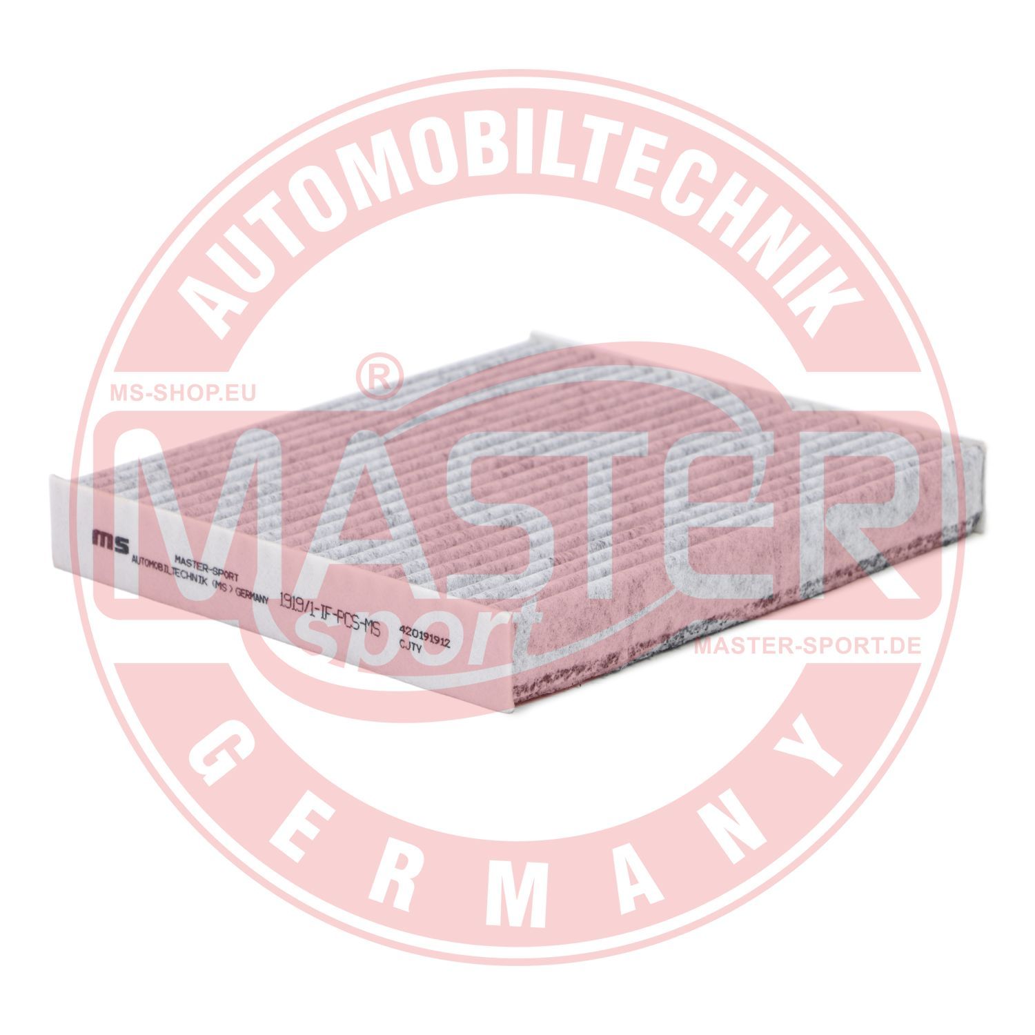 Filtr, wentylacja przestrzeni pasażerskiej MASTER-SPORT GERMANY 1919/1-IF-PCS-MS