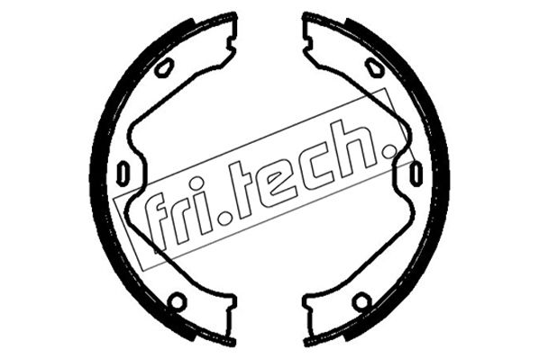 Zestaw szczęk hamulcowych, hamulec postojowy FRI.TECH. 1253.748