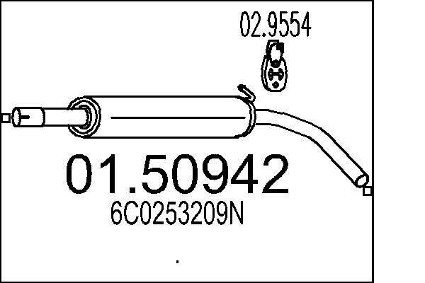 Toba esapamet intermediara MTS 01.50942