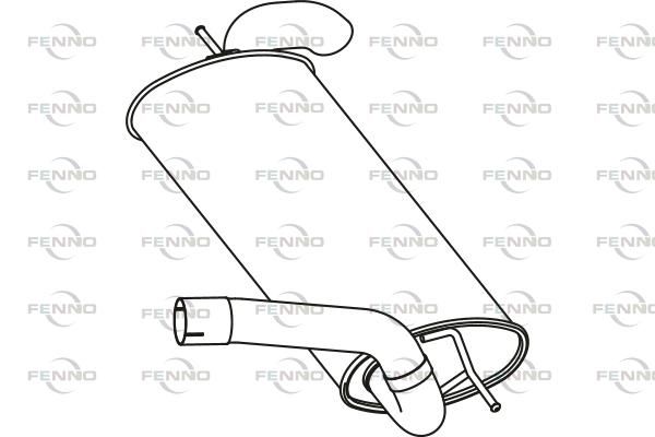 Tłumik końcowy FENNO P23045