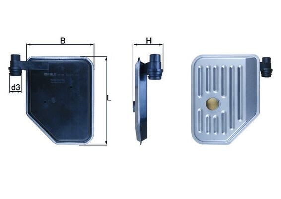 Hydraulický filter automatickej prevodovky MAHLE HX 156
