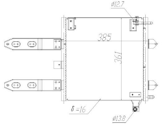 Condensator, climatizare MTR 13054575