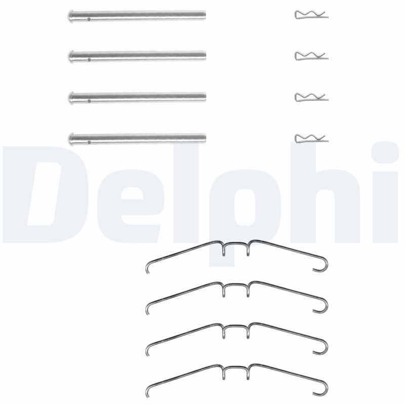 Zestaw akcesoriów, klocki hamulcowe DELPHI LX0157