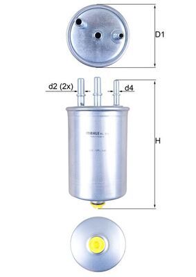 Palivový filter KNECHT KL 511
