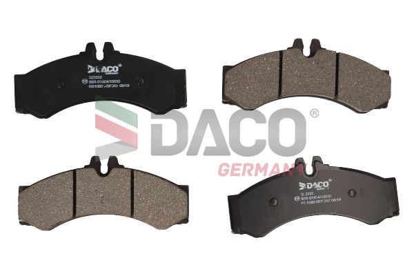 Zestaw klocków hamulcowych, hamulce tarczowe DACO GERMANY 323332
