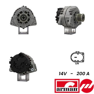 Generator / Alternator SIDAT ARMAN A12VA0987AS