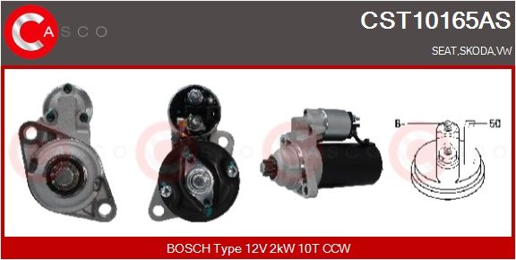 Levně Startér CASCO CST10165AS