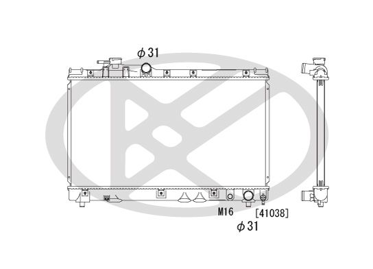 Radiator, racire motor KOYORAD PL010407