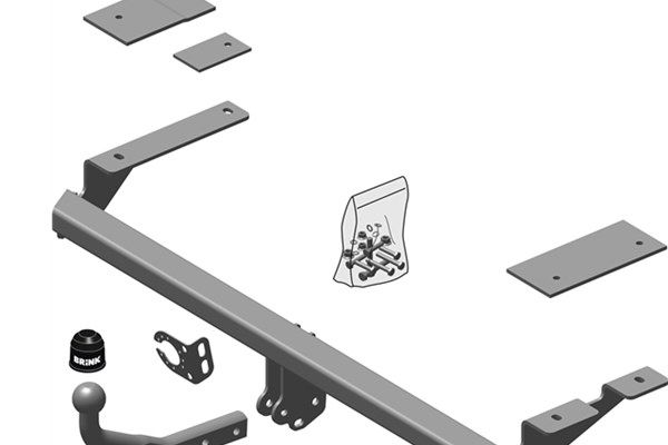 Zestaw zaczepu przyczepy BRINK 454000