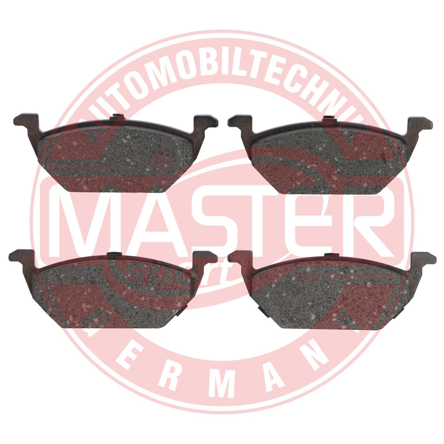 Zestaw klocków hamulcowych, hamulce tarczowe MASTER-SPORT GERMANY 13046071112N-SET-MS