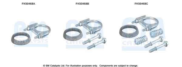 Zestaw montażowy, rura wydechowa BM CATALYSTS FK50468