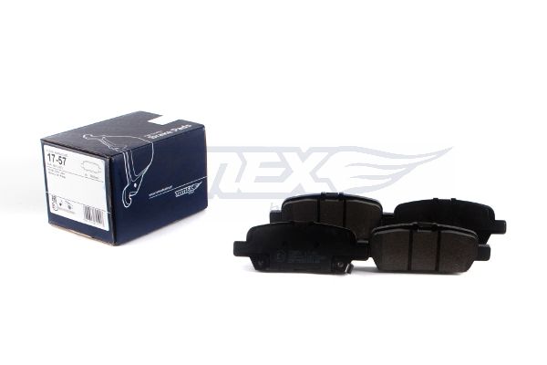 Levně Sada brzdových destiček, kotoučová brzda TOMEX Brakes 17-57