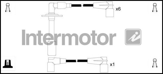 Zestaw przewodów zapłonowych INTERMOTOR 76161