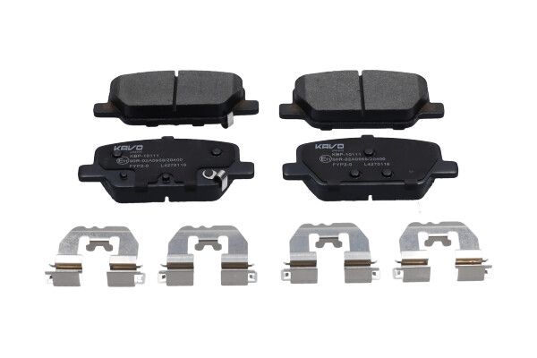 set placute frana,frana disc KAVO PARTS KBP-10111