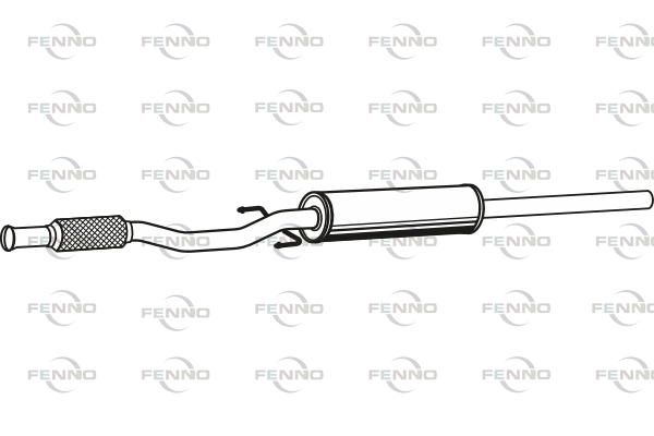 Tłumik środkowy FENNO P3082