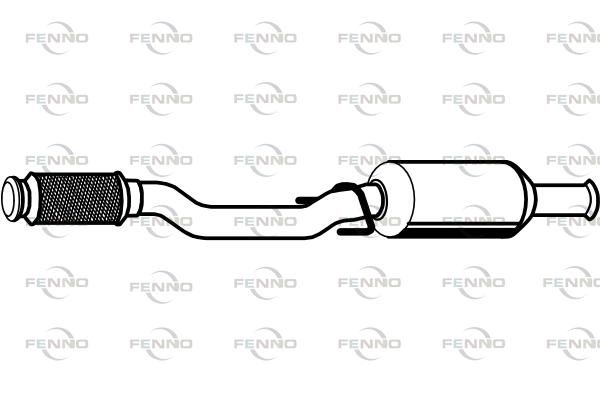 Tłumik przedni FENNO P4649