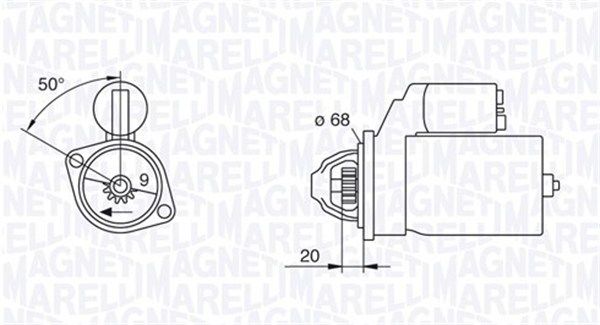 Rozrusznik MAGNETI MARELLI 063226801010