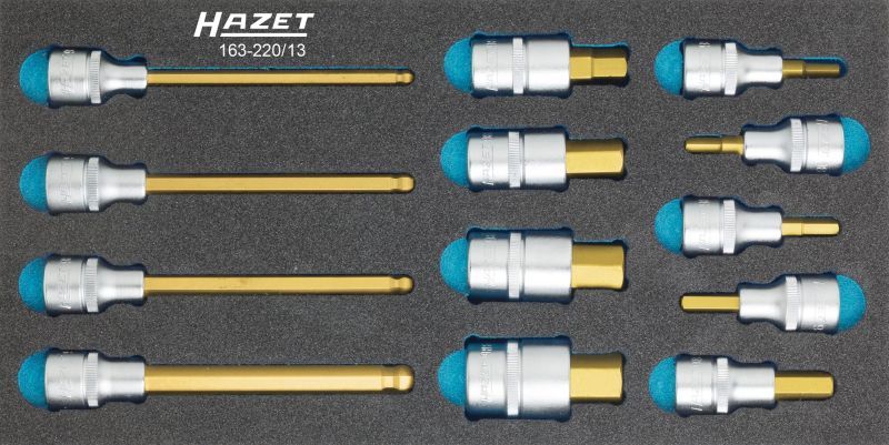 Set chei tubulare HAZET 163-220/13