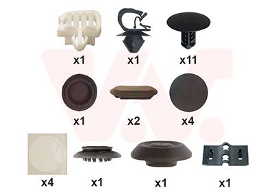 Set montaj, capota motor VAN WEZEL 1518797