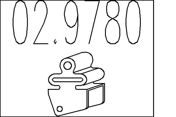 Dystans gumowy, tłumik MTS 02.9780