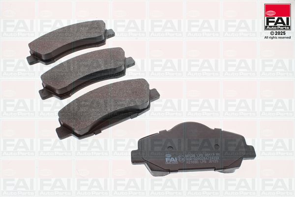 Zestaw klocków hamulcowych, hamulce tarczowe FAI AUTOPARTS BP538