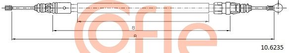 Cięgło, hamulec postojowy COFLE 92.10.6235