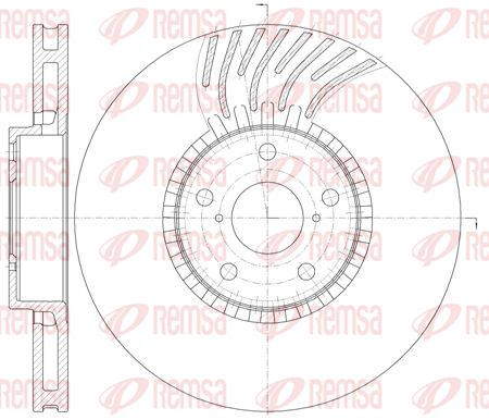 Tarcza hamulcowa KAWE 61179 11
