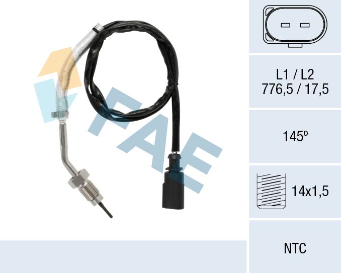 czujnik, temperatura spalin FAE 68617