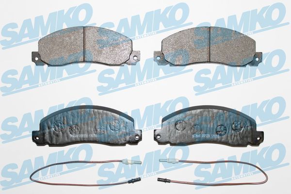 Zestaw klocków hamulcowych, hamulce tarczowe SAMKO 5SP278