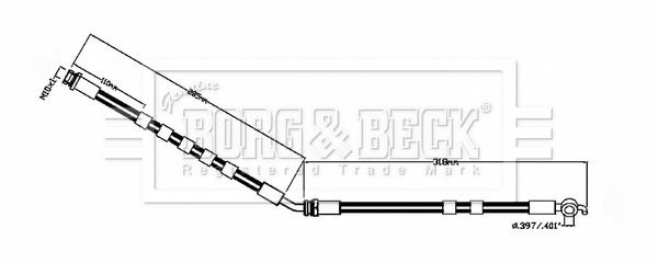 Borg & Beck - Brake Hose