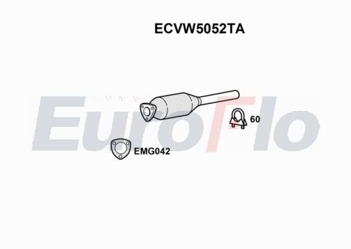 Katalizator EUROFLO 7M3131700AX