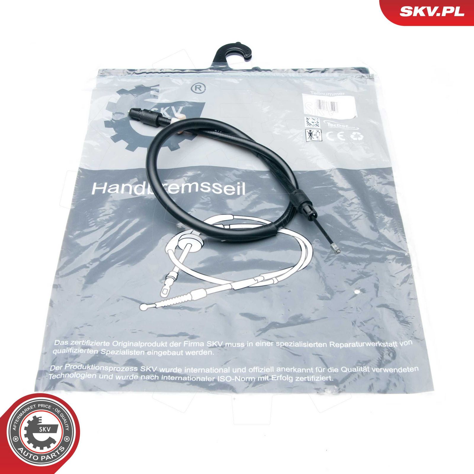 Cablu, frana de parcare ESEN SKV 25SKV896