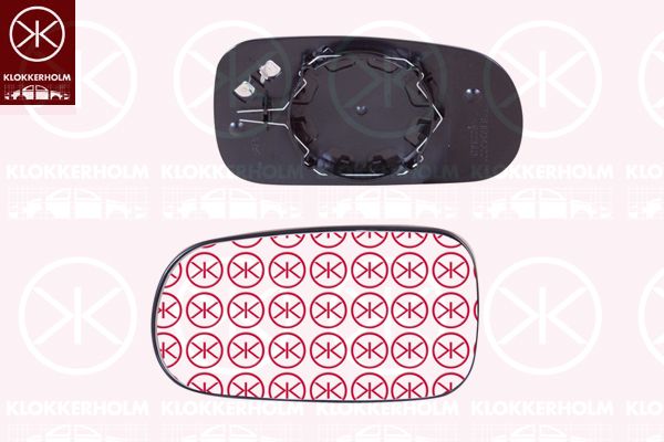 Szkło lusterka, lusterko zewnętrzne KLOKKERHOLM 65221063