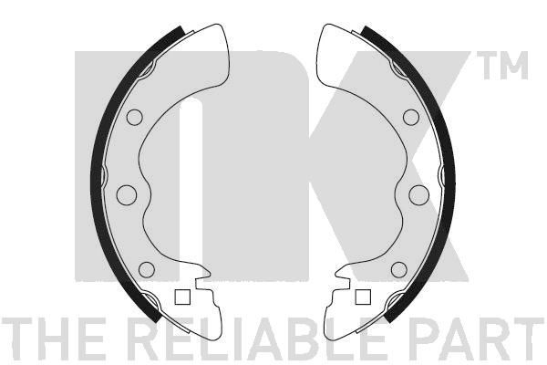 Zestaw szczęk hamulcowych NK 2726284