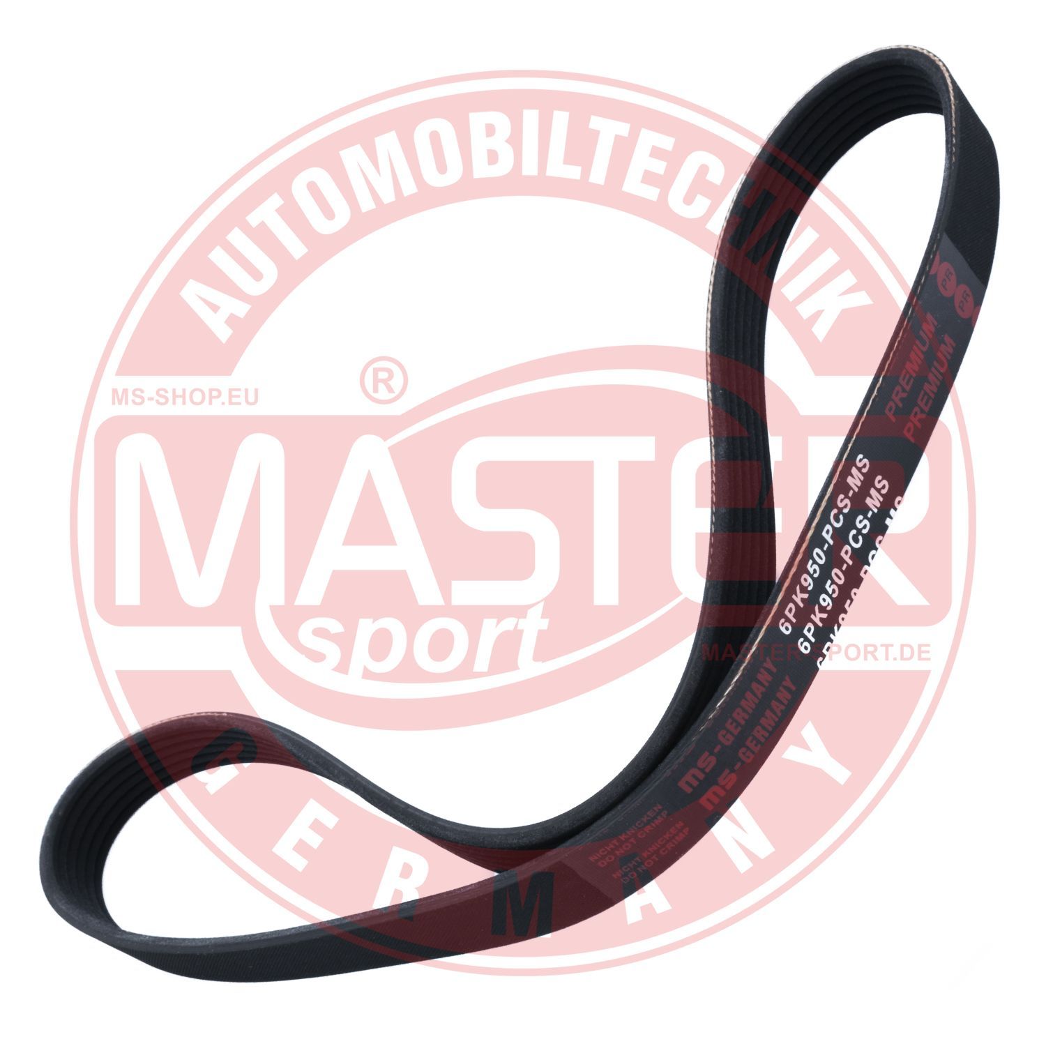 Pasek klinowy wielorowkowy MASTER-SPORT GERMANY 6PK950-PCS-MS