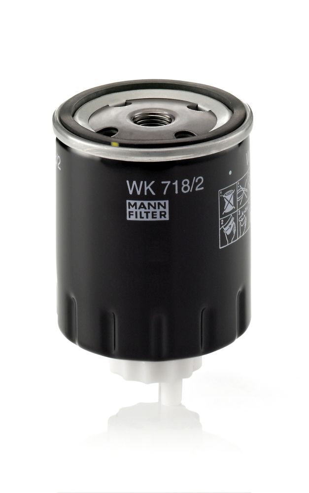 Palivový filter MANN-FILTER WK 718/2