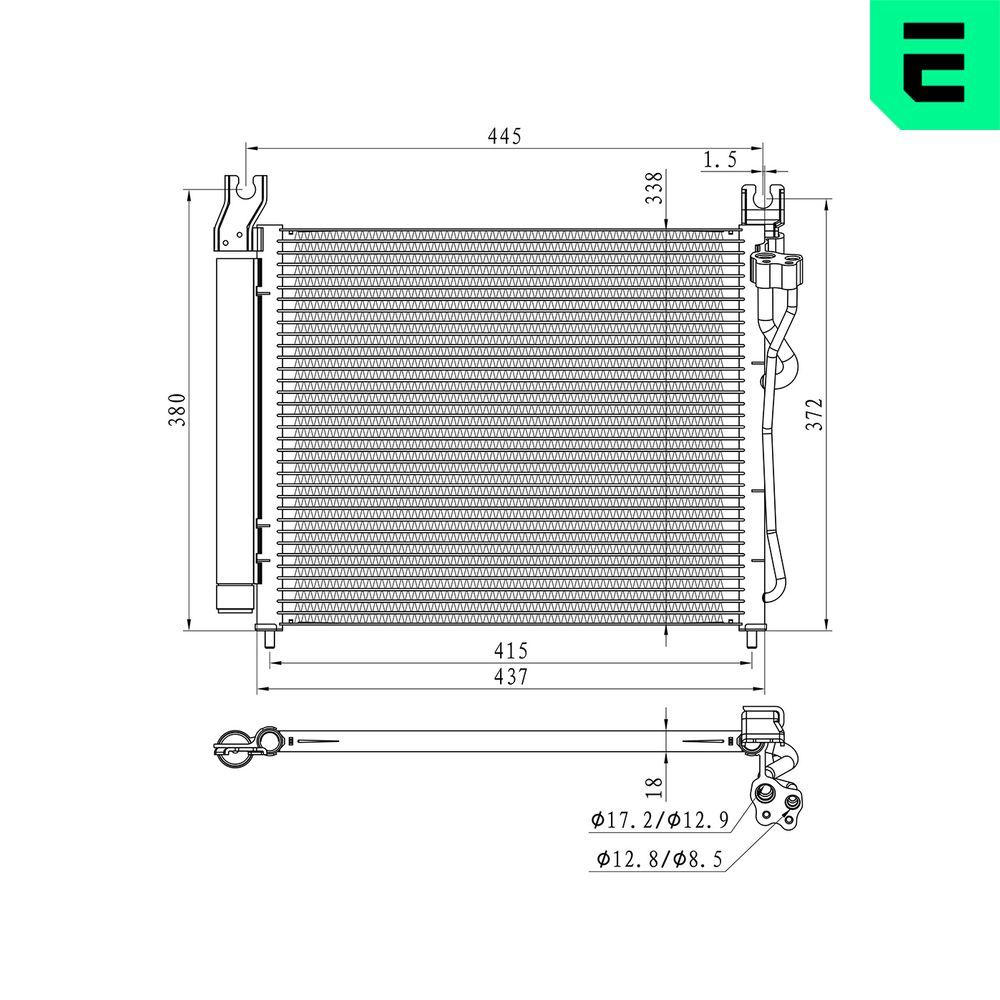 Condensator, climatizare ERA 667308